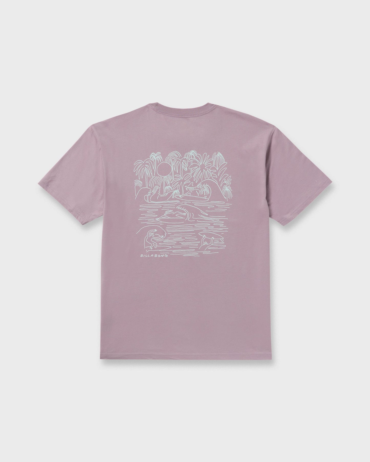Scenes Regular Short Sleeve T-Shirt - Purple Ash