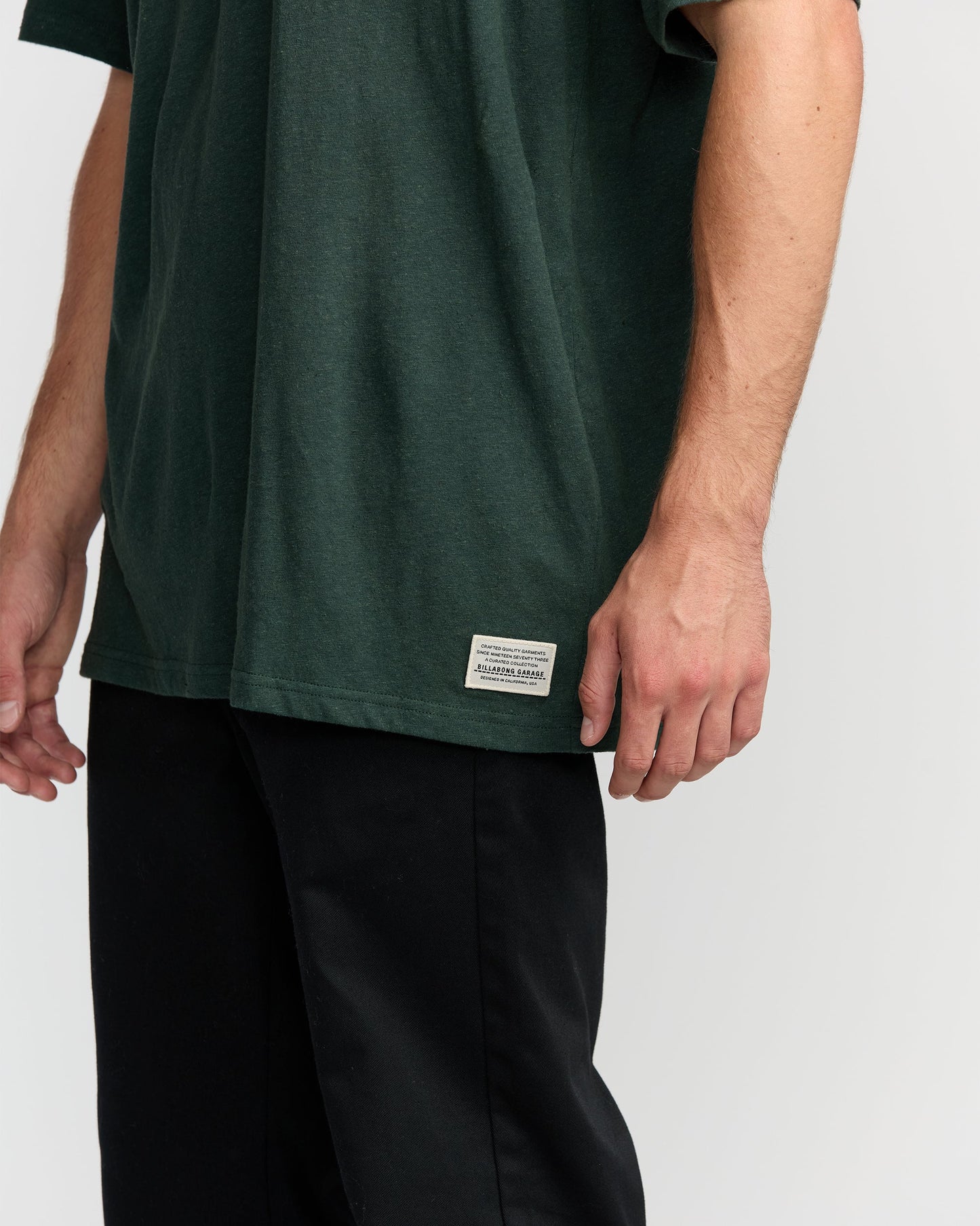 Austin Garage Regular Pocket Short Sleeve T-Shirt - Teal