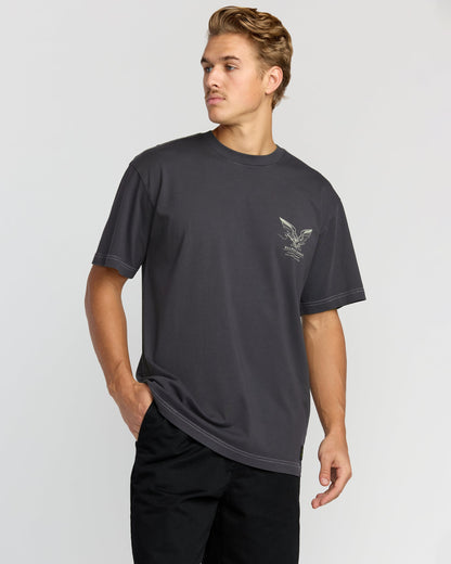 Bird Of Prey Garage OG Short Sleeve T-Shirt - Washed Black