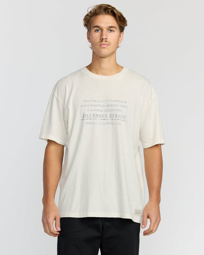 The Label Garage Regular Short Sleeve T-Shirt - Off White