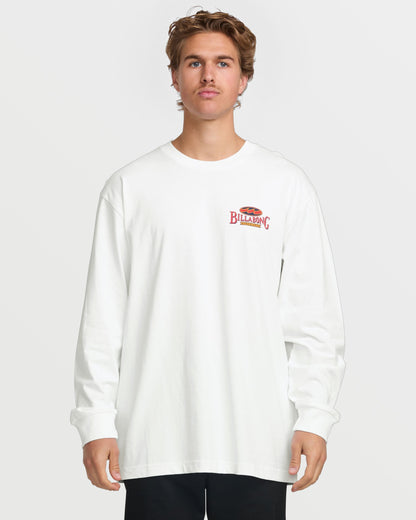 Double Spread OG Long Sleeve Tee - White