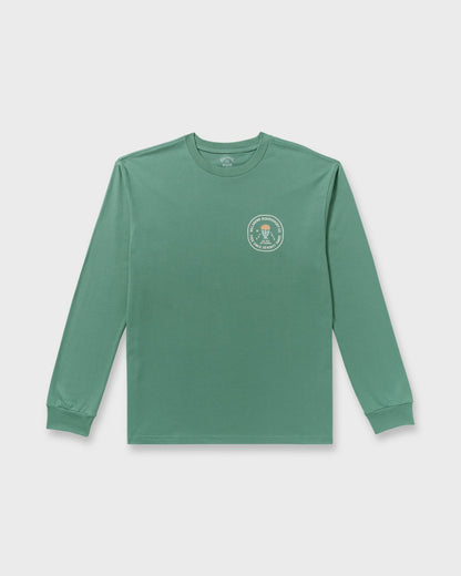 Desert Flower Regular Long Sleeve T-Shirt - Sage Green