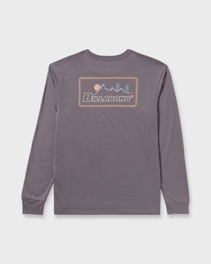 Range A/Div Long Sleeve T-Shirt - Grey Violet