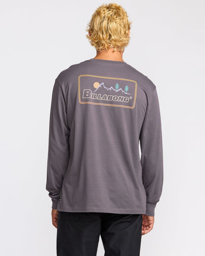 Range A/Div Long Sleeve T-Shirt - Grey Violet