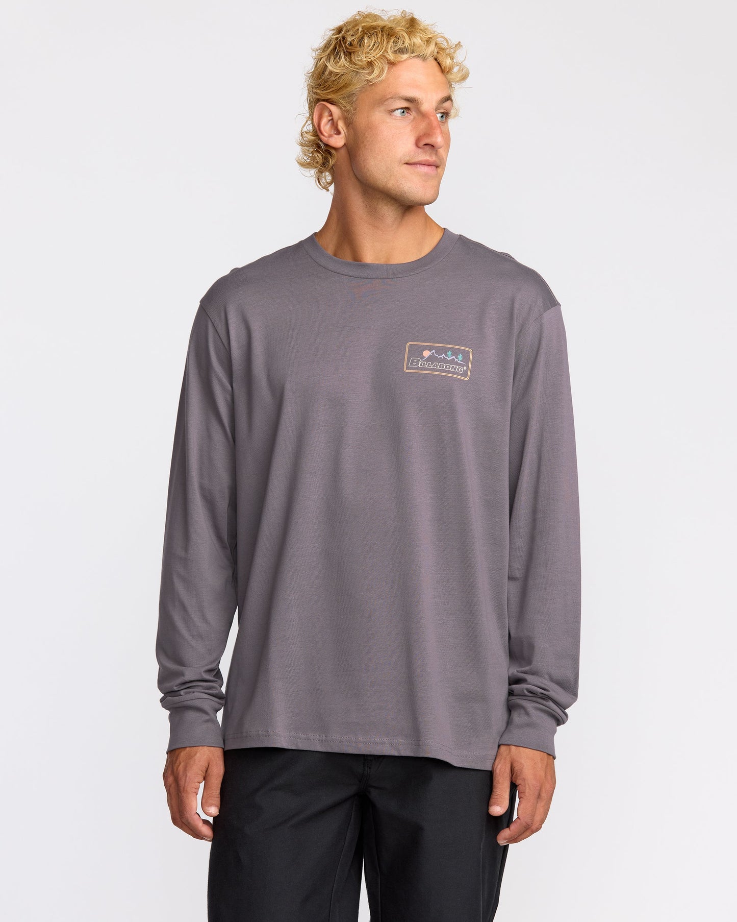 Range A/Div Long Sleeve T-Shirt - Grey Violet