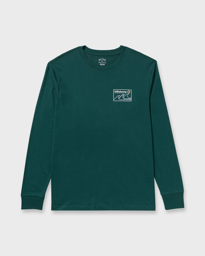 Range A/Div Long Sleeve T-Shirt - Spruce Green