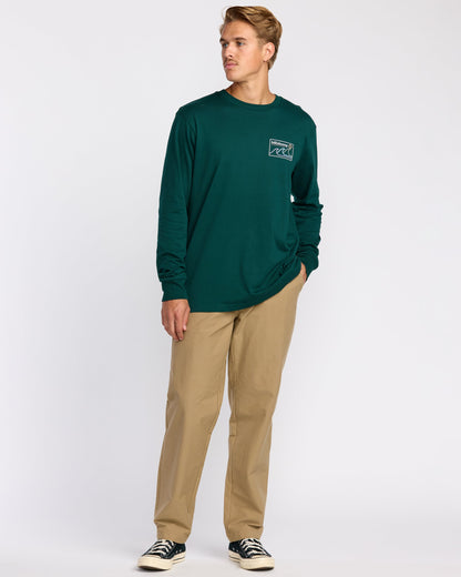 Range A/Div Long Sleeve T-Shirt - Spruce Green