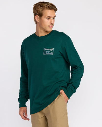 Range A/Div Long Sleeve T-Shirt - Spruce Green