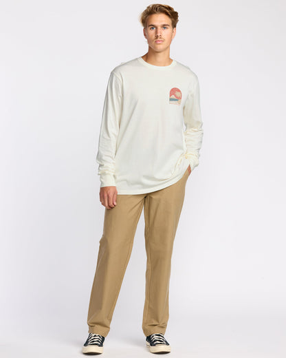 Coastal Range A/Div Long Sleeve T-Shirt - Off White