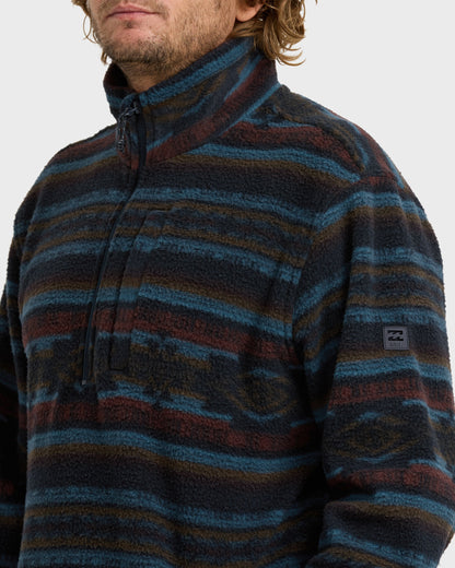 Boundary Mock Sweatshirt - Dark Navy