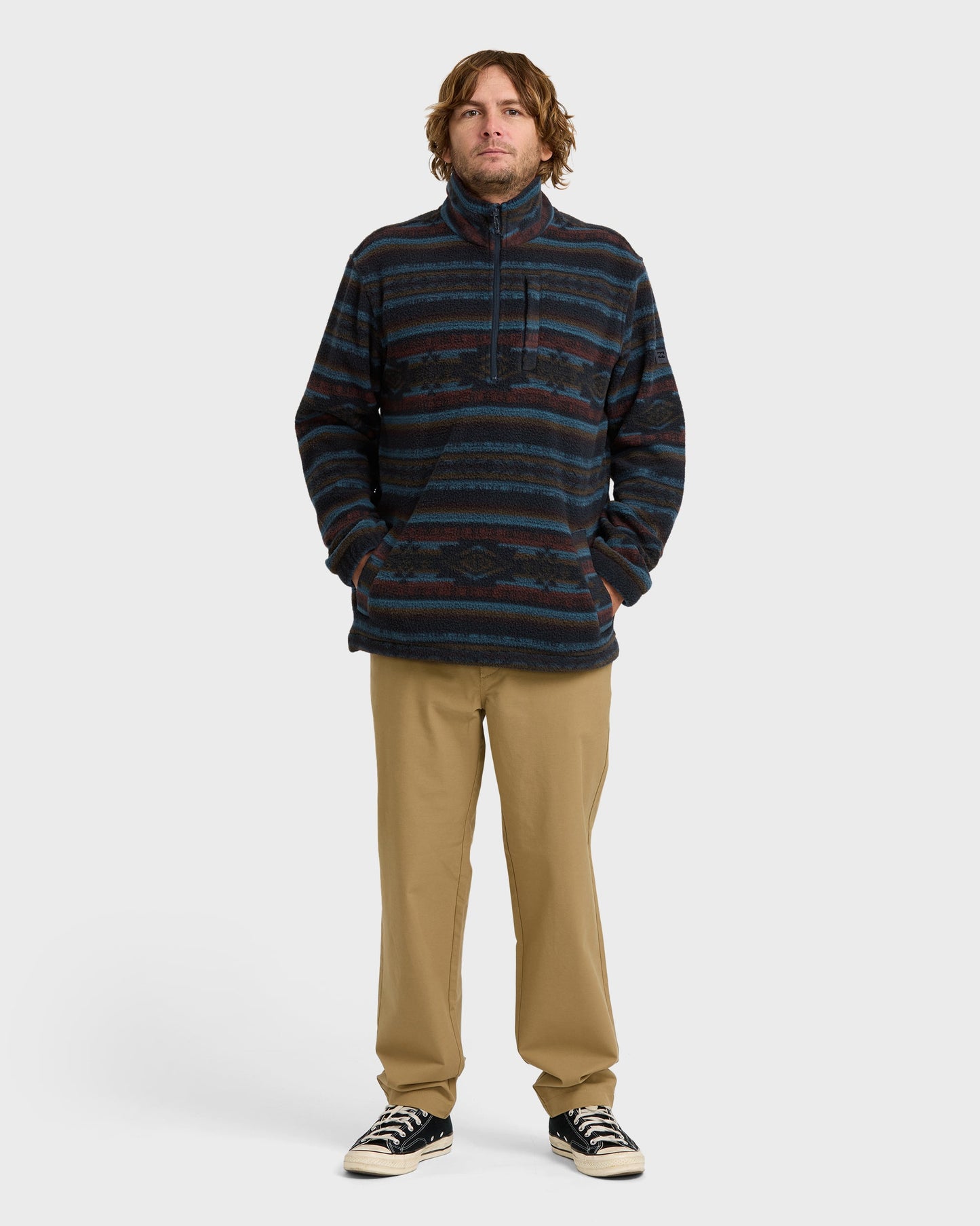 Boundary Mock Sweatshirt - Dark Navy