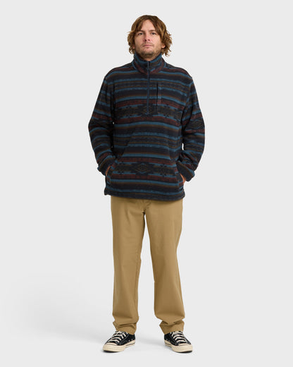 Boundary Mock Sweatshirt - Dark Navy