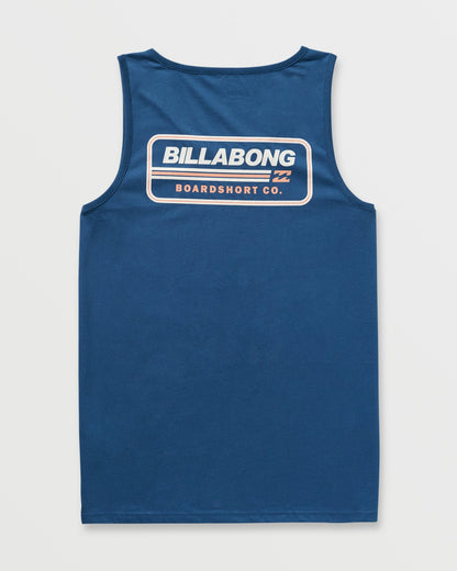 Walled Premium Tank - Deep Blue