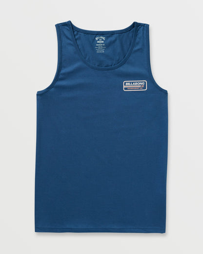 Walled Premium Tank - Deep Blue