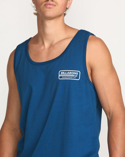 Walled Premium Tank - Deep Blue
