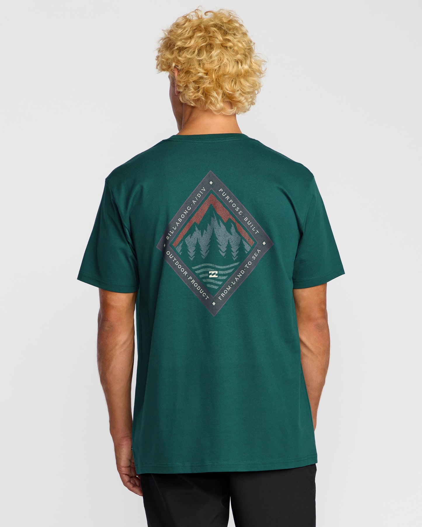 Rockies A/Div Short Sleeve T-Shirt - Spruce Green