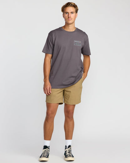 Range A/Div Short Sleeve T-Shirt - Grey Violet