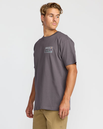 Range A/Div Short Sleeve T-Shirt - Grey Violet