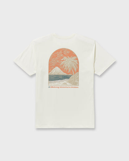 Coastal Range A/Div Short Sleeve T-Shirt - Off White