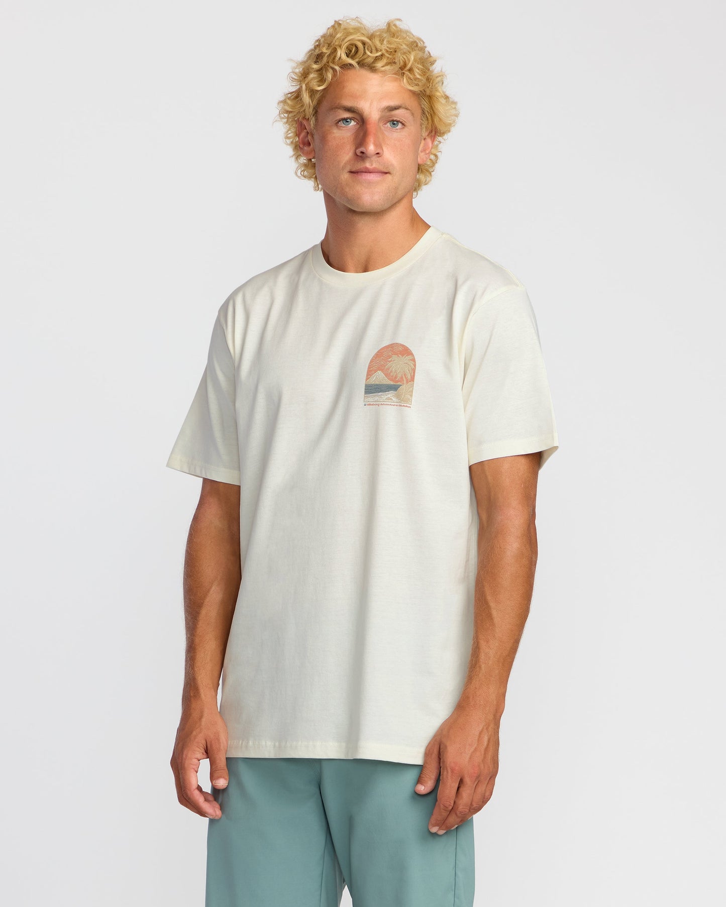 Coastal Range A/Div Short Sleeve T-Shirt - Off White