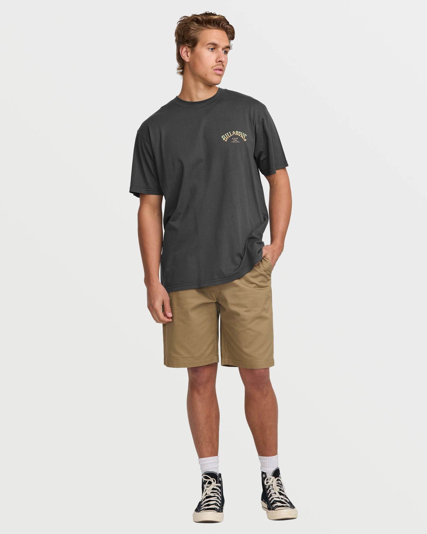 Hack Premium Wave Wash Tee - Washed Black