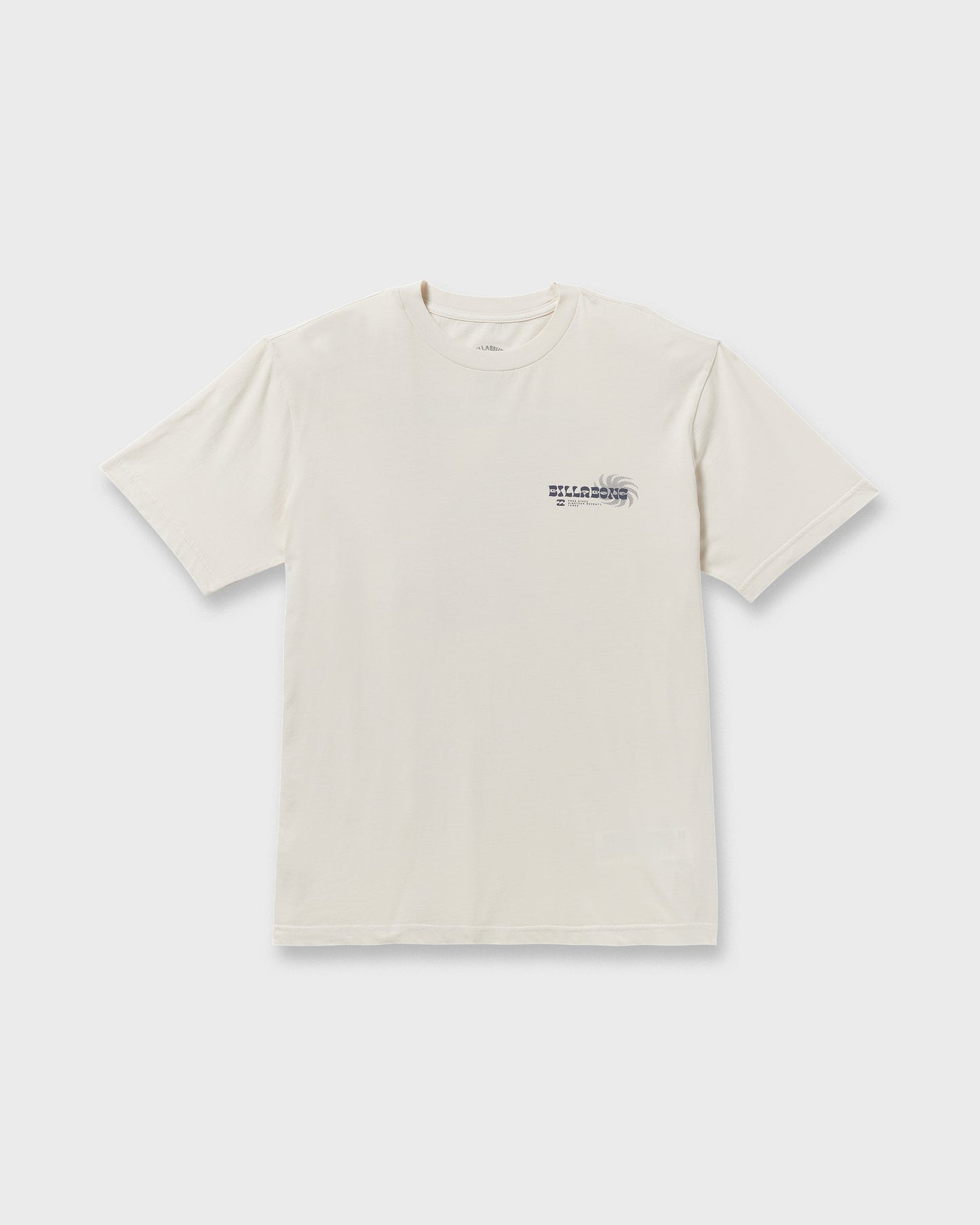 Single Fin Premium Wave Wash Short Sleeve T-Shirt - Off White
