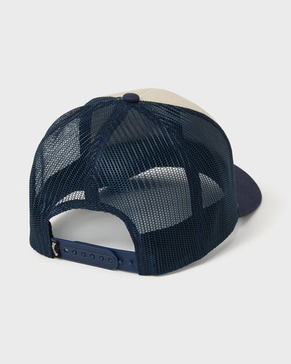 Walled Trucker Hat - Midnight Navy