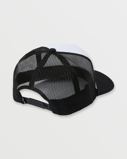 Mai Tai Hi Foam Trucker Hat - Black White