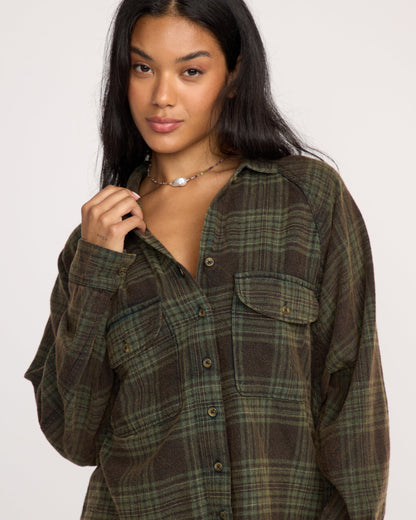 Coastal Breeze Long Sleeve Shirt - Black