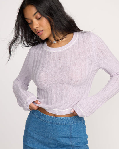 Clare Sweater - Violet Ice