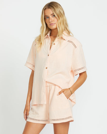 Summers End Shorts - Soft Peach