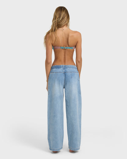 Zonte Elastic Waist Jeans - Shaded Wash
