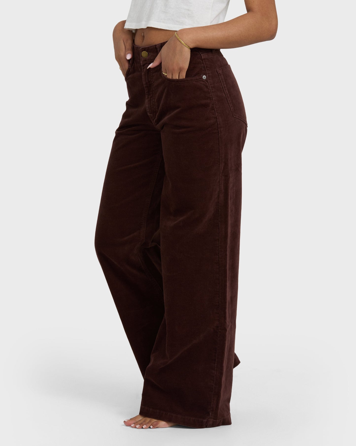 Uncut Cordpants - Teak