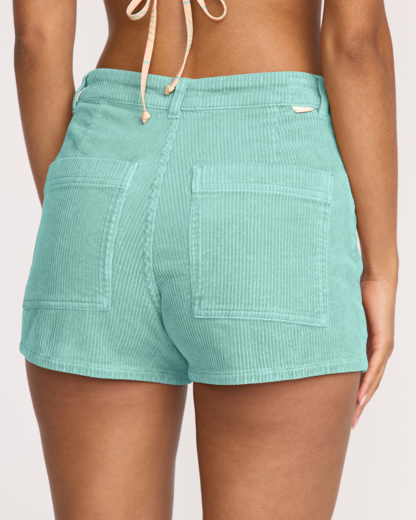 Free Fall Corduroy Shorts - Misty Blue