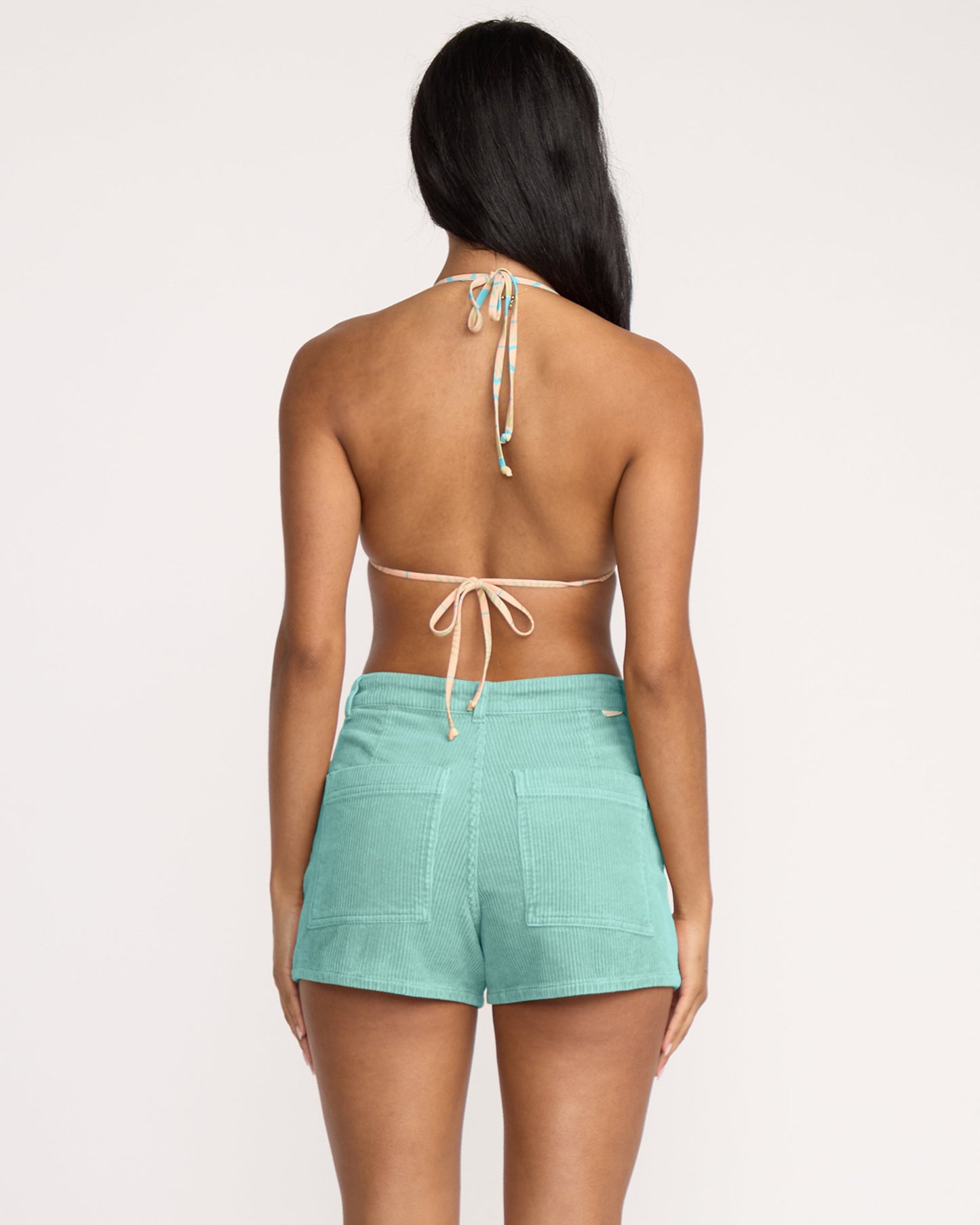 Free Fall Corduroy Shorts - Misty Blue