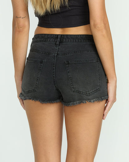 Drifter Denim Shorts - Fade To Black