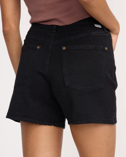 Shifter Denim Shorts - Black