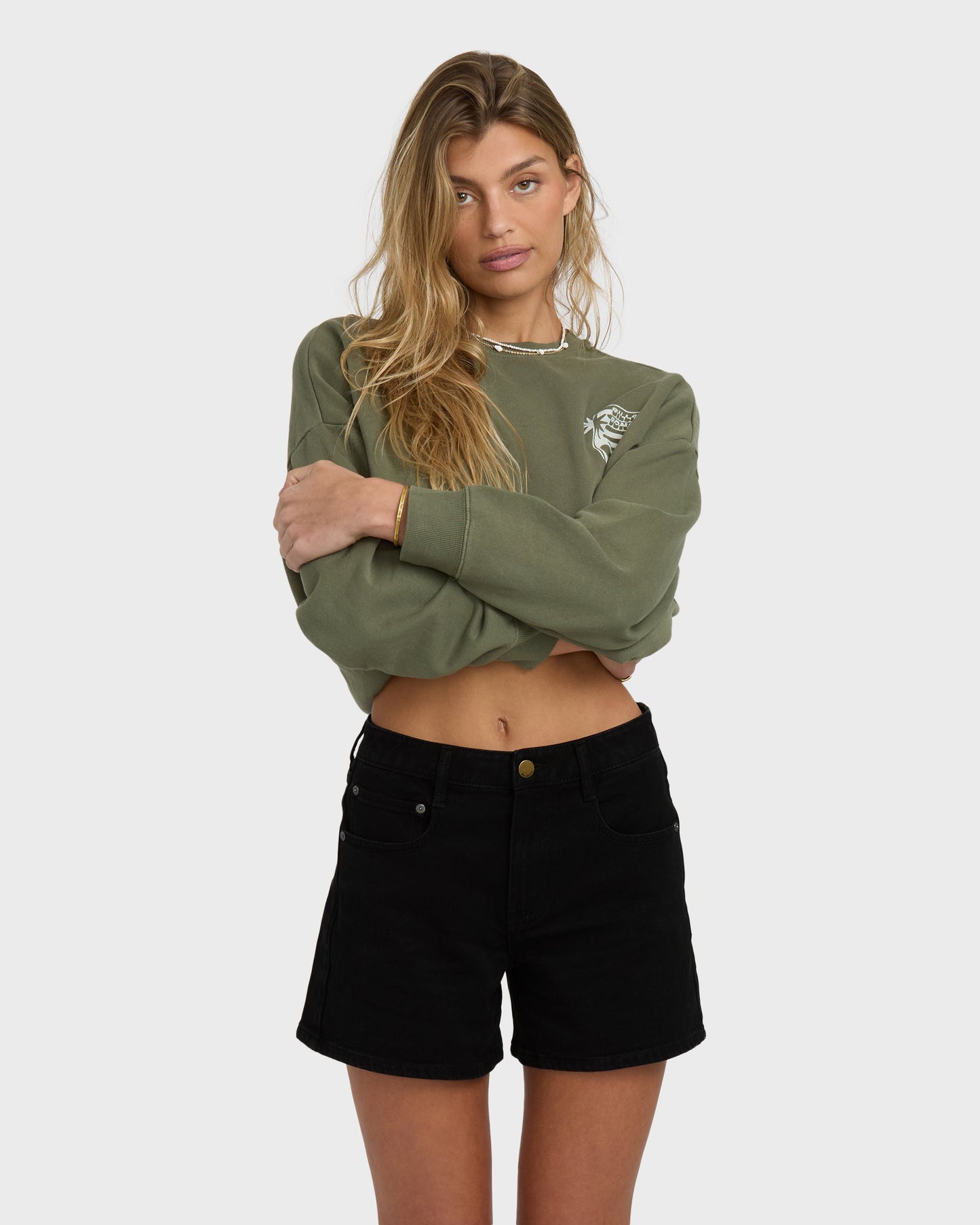 Shifter Denim Shorts - Black