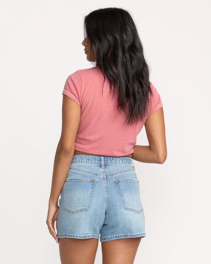 Shifter Denim Shorts - Shaded Wash