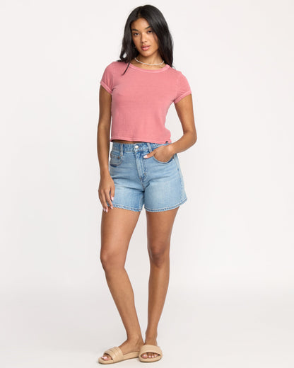 Shifter Denim Shorts - Shaded Wash