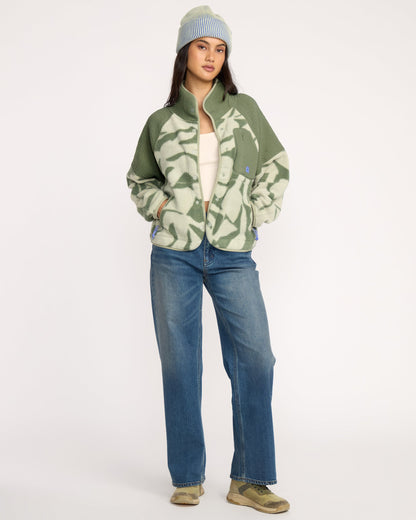 Popoyo Snap Up Jacket - Seagrass