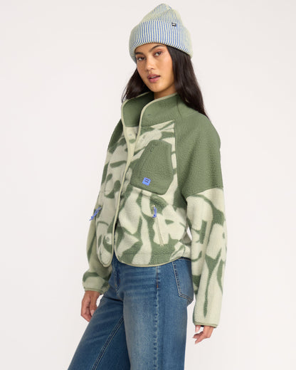 Popoyo Snap Up Jacket - Seagrass