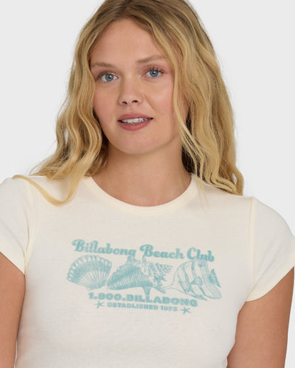 Beach Club Short Sleeve T-Shirt - Whitecap