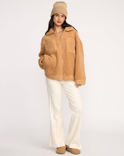 Resound Sherpa Shacket - Dusty Trails