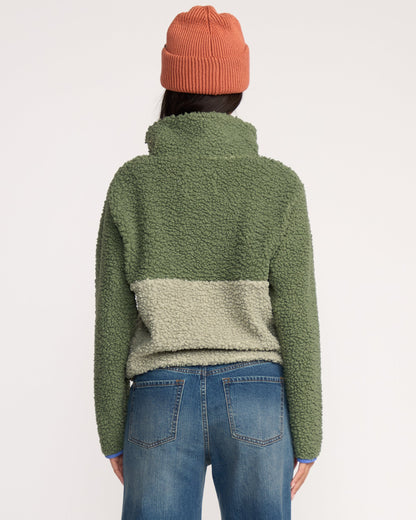 Horizon Mock Neck Half Zip Sweatshirt - Treehugger