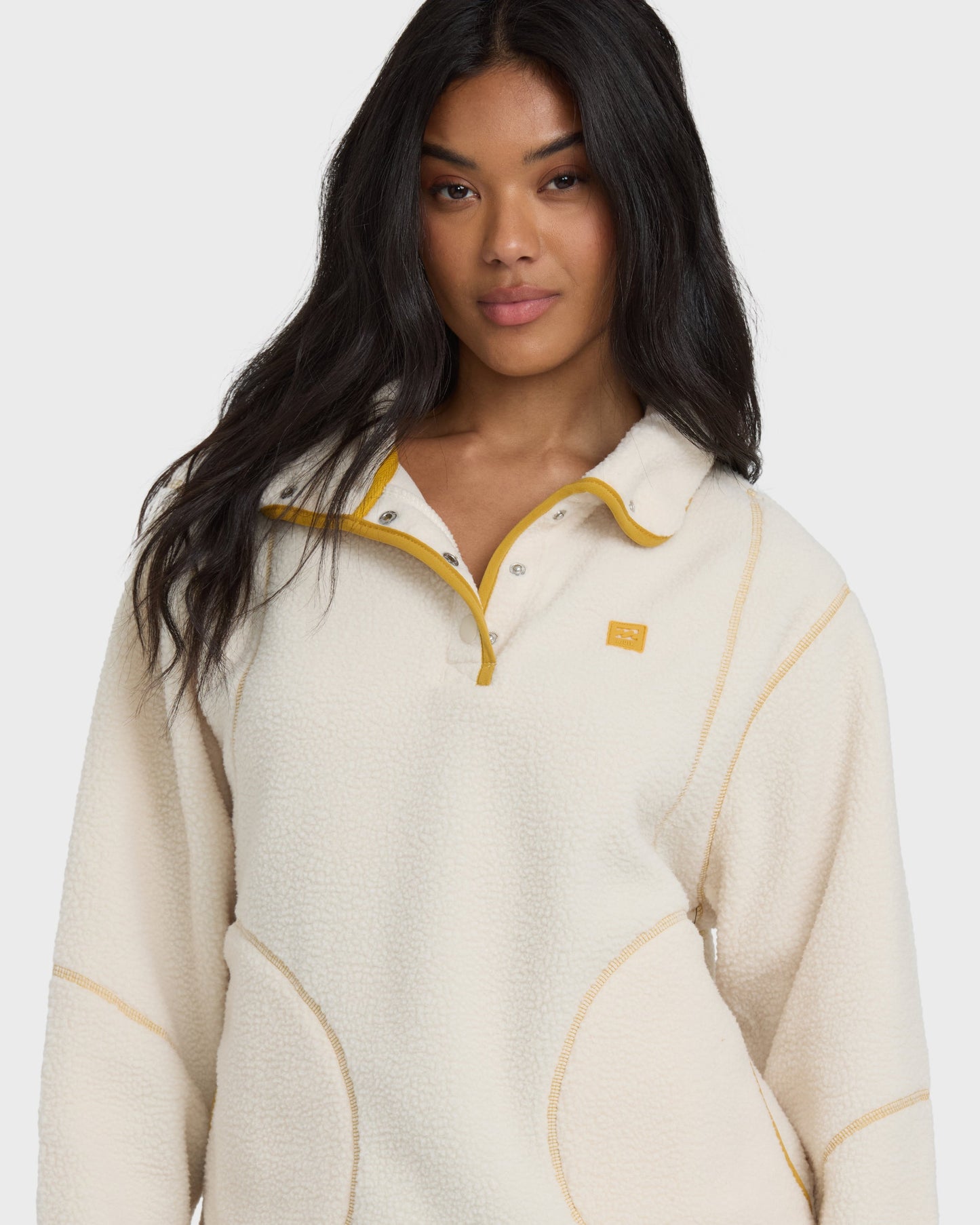 Streamer Half Snap Sweatshirt - Whitecap