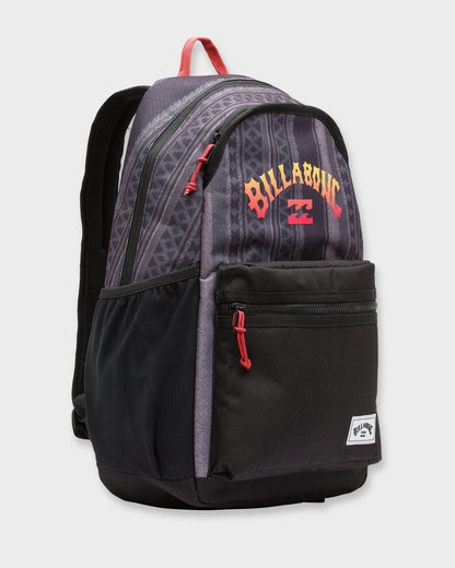 Scallop Vibes Backpack - Black Grey
