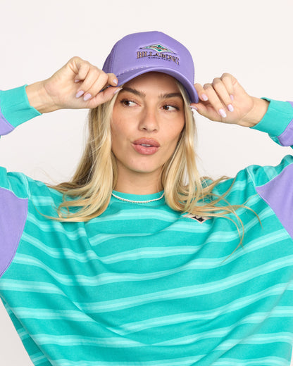 Grandpa Trucker Hat - Purple Ash