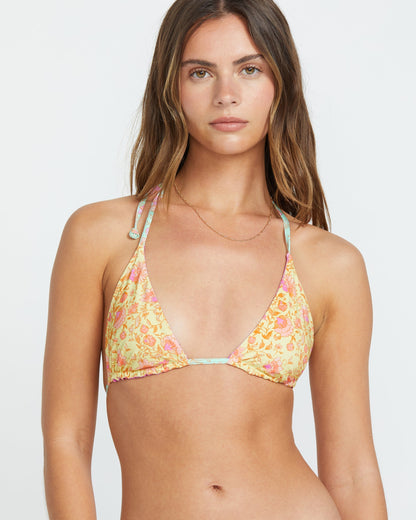 Folk Story Reversible Remi Triangle Bikini Top - Multi