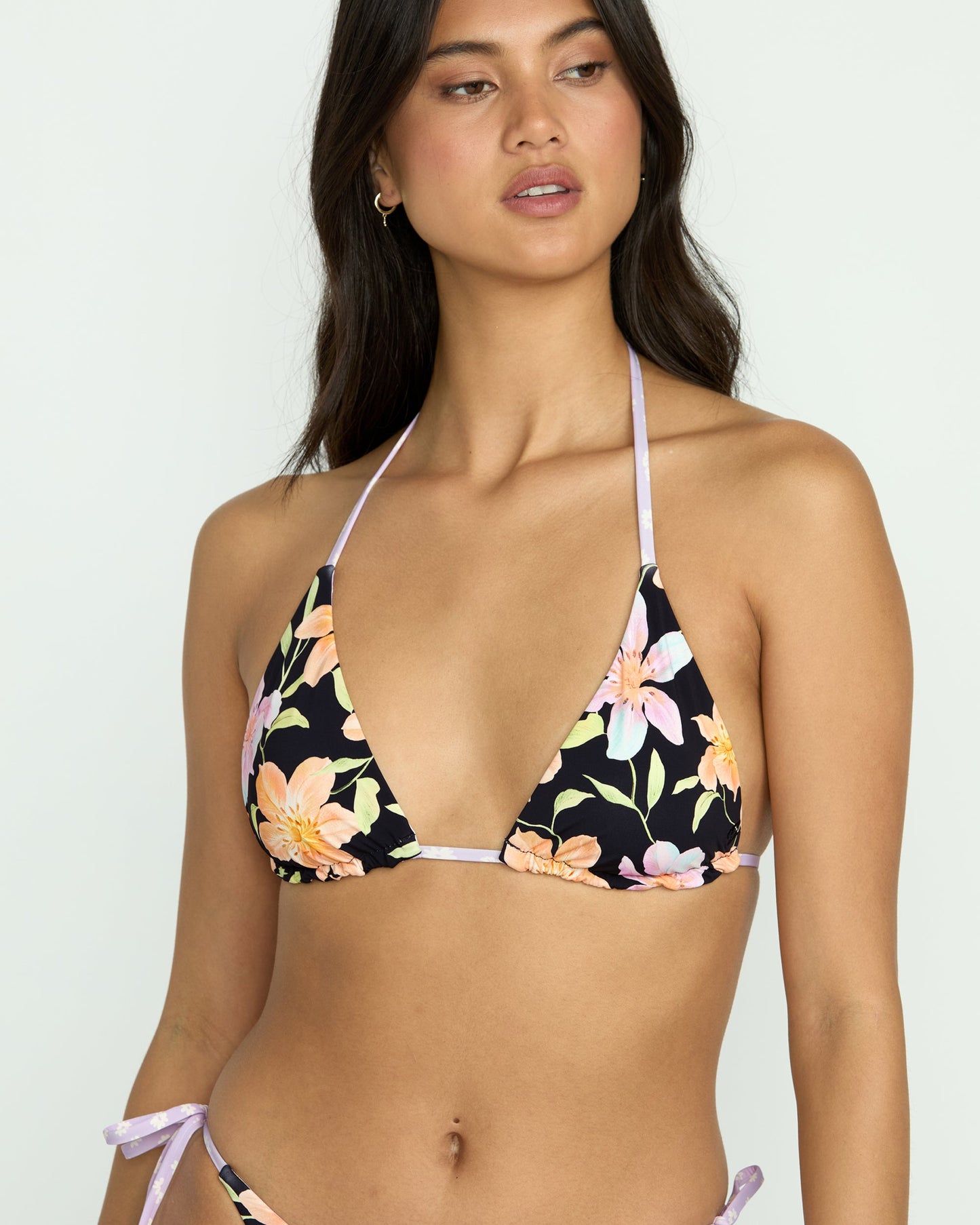 Twin Sol Reversible Multi Triangle Bikini Top - Multi